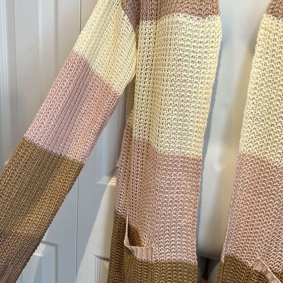 Inc International Concepts Colour Block Loose Knit Cardigan Size M NWT - Picture 6 of 12